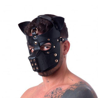 665 - Bondage Pup Hood - All Black - Circus of Books