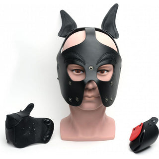 665 - Playful Pup Hood All Black - Circus of Books