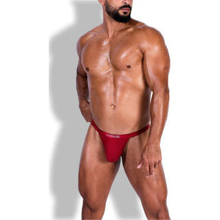 JJ Malibu - Now or Never Mesh Thong - Cherry