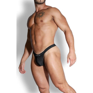 JJ Malibu - Deep Back V Jockstrap - Obsidian Black