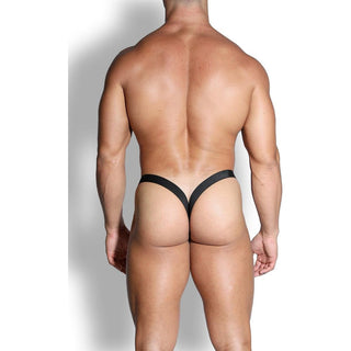 JJ Malibu - Deep Back V Jockstrap - Obsidian Black