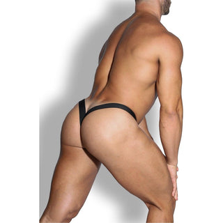 JJ Malibu - Deep Back V Jockstrap - Obsidian Black