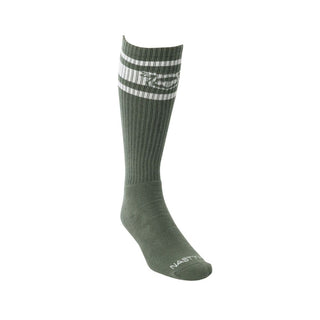 Nasty Pig - Hook'd Up Sport Sock - Army Green/White - OSFA