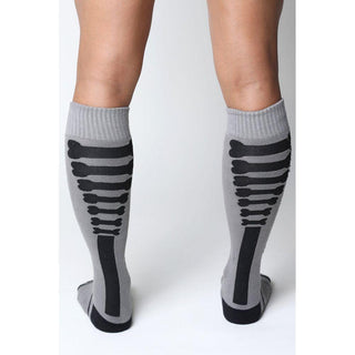 CellBlock 13 - Kennel Club Bones Knee High Sock - Grey