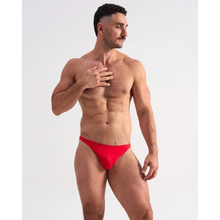 TEAMM8 - Flirt Cotton Thong - Crimson Red