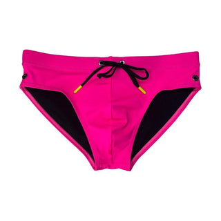 BADBUI - Perfect Cut Swim Brief - HOT PINK