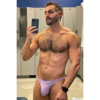 JJ Malibu - Cheeky Classic G-String Thong - Digital Violet