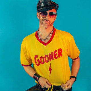 Peachy Kings / Kweer Cards - "GOONER" Mesh Football Jersey