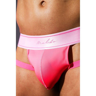JJ Malibu - Host-or-Travel Adjustable Jock Thong - Neon Pink - Circus of Books