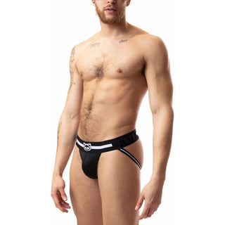 Nasty Pig - Varsity Jock Strap - Black/White - Circus of Books