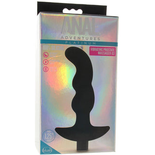 Anal Adventures - Platinum Silicone Rechargeable Vibrating Prostate Massager 03 - Circus of Books
