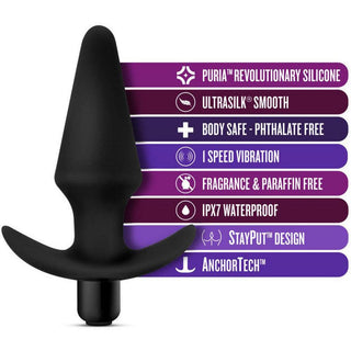 Anal Adventures Platinum Silicone Vibrating Plug - Circus of Books