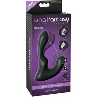 Anal Fantasy Silicone Prostate Milker Rechargeable - Black - Circus of Books