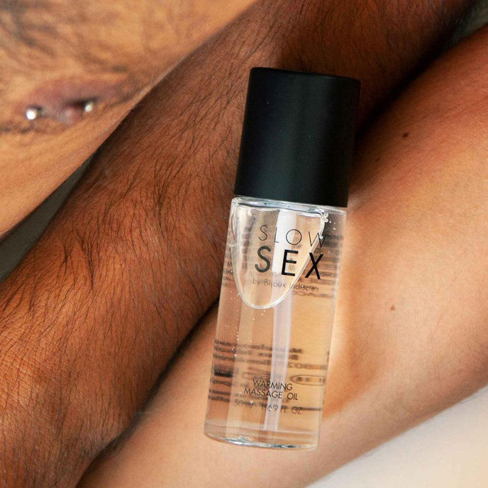 Bijoux Indiscrets Slow Sex Warming Massage Oil 1.69oz - Circus of Books