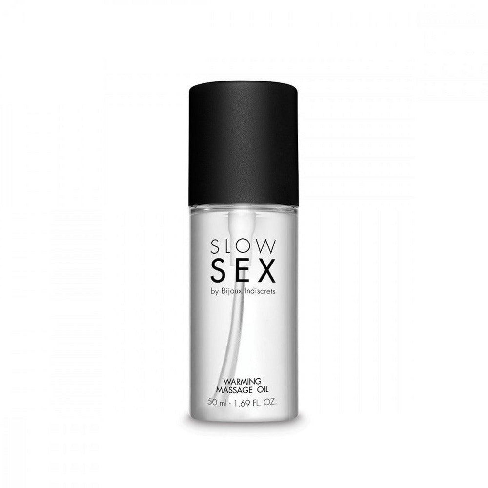 Bijoux Indiscrets Slow Sex Warming Massage Oil 1.69oz - Circus of Books