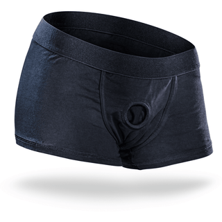 Blush Temptasia - Harness Brief - Small - Black - Circus of Books