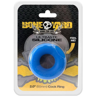 Ultimate Silicone Cock Ring Blue - Circus of Books