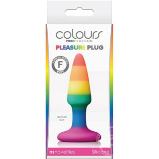 Colours Pleasure Plug Pride Edition Silicone Anal Plug - Circus of Books