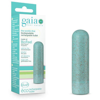 Gaia - Eco Rechargeable Bullet - Aqua - Circus of Books
