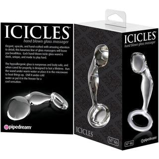 Icicles No 46 Prostate Plug 3.5" - Clear - Circus of Books