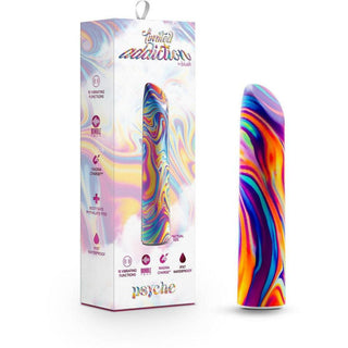 Limited Addiction Psyche Rechargeable Power Vibrator - Rainbow - Circus of Books