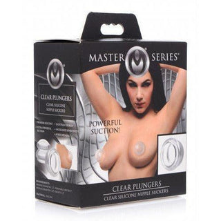 Master Series - Clear Plungers Silicone Nipple Suckers - Small - Circus of Books