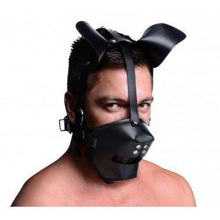 Master Series - Puppy Play Hood and Gag - Circus of Books