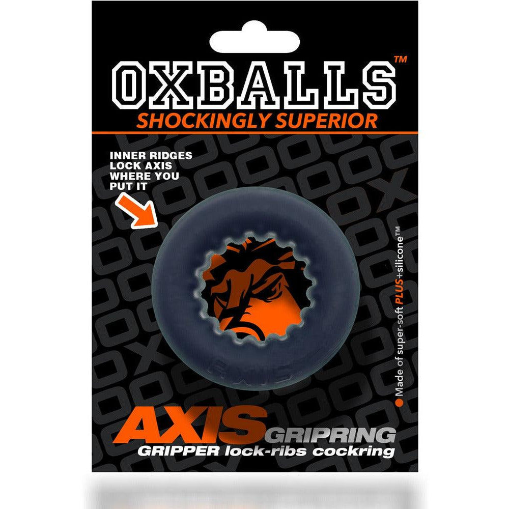 Oxballs Atomic Jock Cock-T Comfort Cock Ring Blue - Silicone Penis Ring