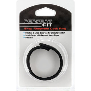 Perfect Fit Neoprene Snap Ring - Black - Circus of Books