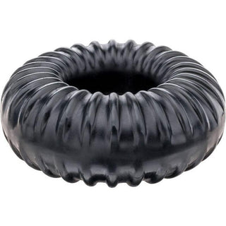 Perfect Fit Ribbed Ring Cock Ring - Black - Circus of Books