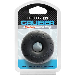 Perfect Fit Silaskin Cruiser Ring - Black - Circus of Books