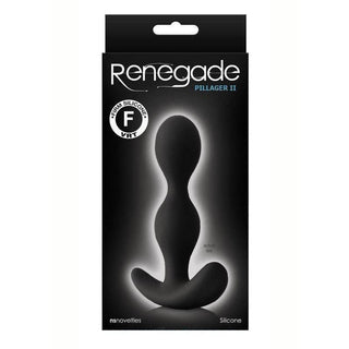 Renegade - Pillager II Silicone Butt Plug - Black - Circus of Books