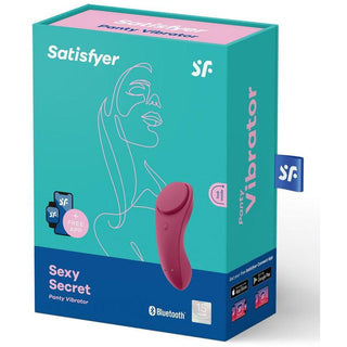 Satisfyer - Sexy Secret Silicone Rechargeable Panty Vibe - Red - Circus of Books