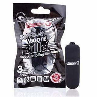 Screaming O 3+1 Soft Touch Vooom Bullet Black - Circus of Books