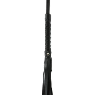Sex & Mischief - Mini Faux Leather Flogger - Black - Circus of Books