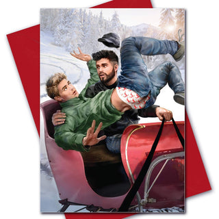 "Sleigh Boys" Gay Christmas Card — Holiday, Queer, LGBTQ - Circus of Books