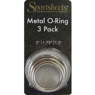 Sportsheets - Metal O Ring Cock Ring Harness Ring 3 Pack - Circus of Books