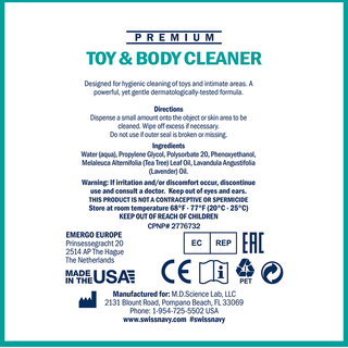 Swiss Navy - Toy & Body Cleaner 6oz - Circus of Books