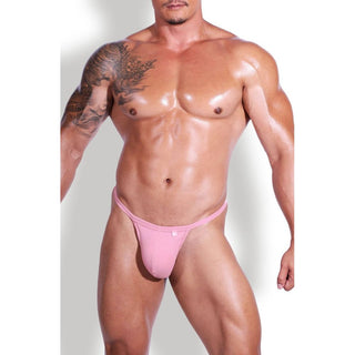 JJ Malibu - Classic G-String Thong Ribbed - Bubblegum Pink