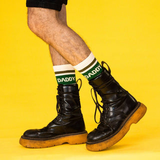 Gumball Poodle - Daddy Gym Crew Socks - Green