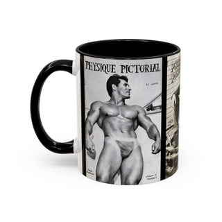 Peachy Kings / Kweer Cards - Physique Pictorial Mizer Mug (gay, muscles, vintage LGBTQ)