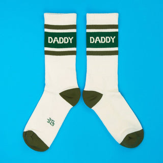 Gumball Poodle - Daddy Gym Crew Socks - Green