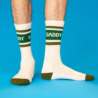 Gumball Poodle - Daddy Gym Crew Socks - Green
