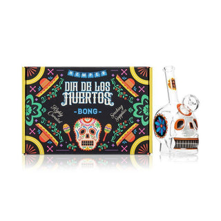 Bong - HEMPER Dia De Los Muertos Bong 6.1"