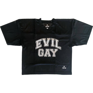 Kweer Cards / Peachy Kings - "EVIL GAY" Mesh Football Jersey