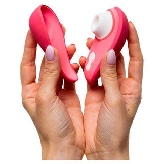 Womanizer Liberty 2 Rechargeable Silicone Clitoral Stimulator - Vibrant Rose