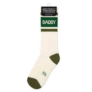 Gumball Poodle - Daddy Gym Crew Socks - Green