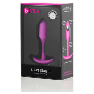 B-Vibe Snug Plug 3 Silicone Weighted Anal Plug - Teal