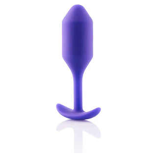 B-Vibe Snug Plug 3 Silicone Weighted Anal Plug - Teal