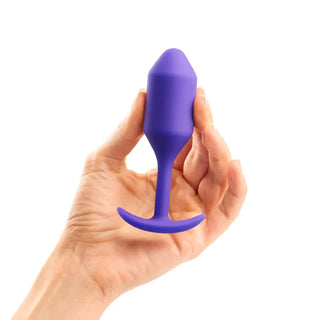 B-Vibe Snug Plug 1 Silicone Weighted Butt Plug - Fucshia